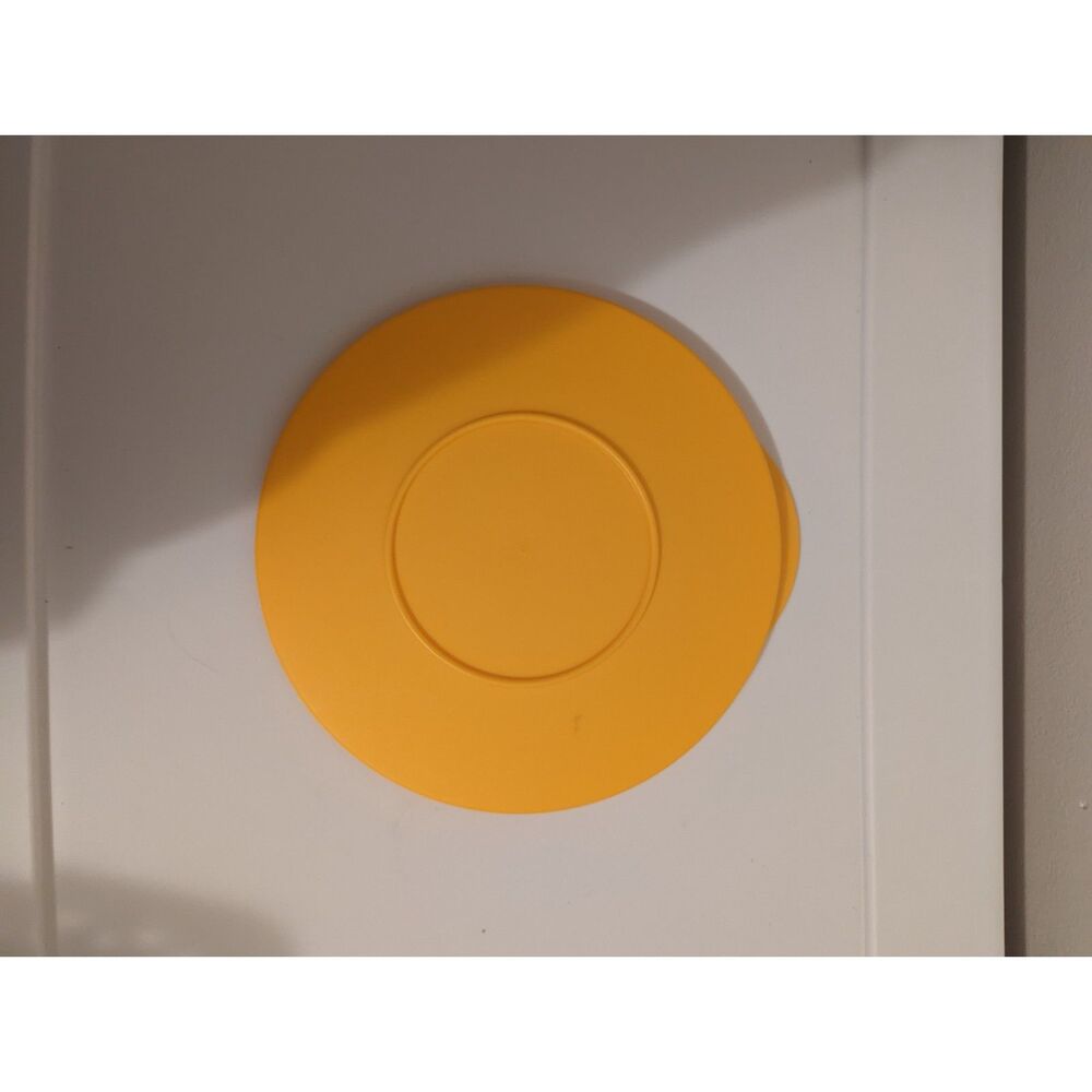 Tupperware Impressions Bowl‎ 7" round replacement Lid Orange 3096B-4